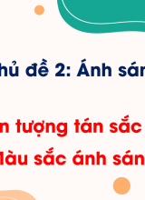 Bài 4. Hiện tượng tán sắc ánh sáng. Màu sắc ánh sáng